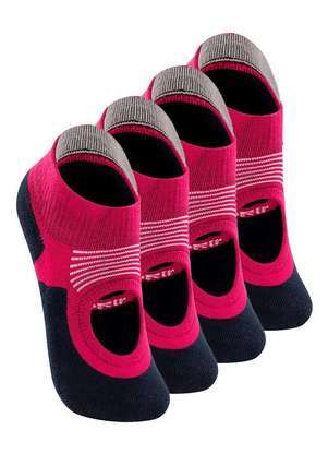 Kit 4 pares de Sapatilhas Antiderrapante Pilates Lupo 3286-002 - LUPO