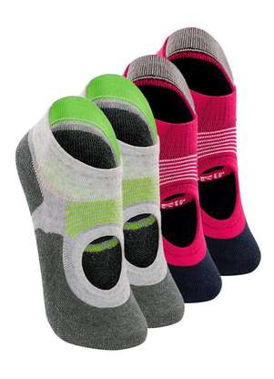 Kit 4 pares de Sapatilhas Antiderrapante Pilates Lupo 3286-002 - LUPO