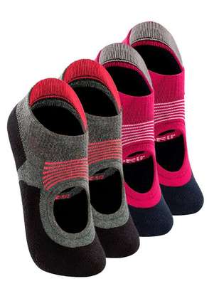 Kit 4 pares de Sapatilhas Antiderrapante Pilates Lupo 3286-002 - LUPO