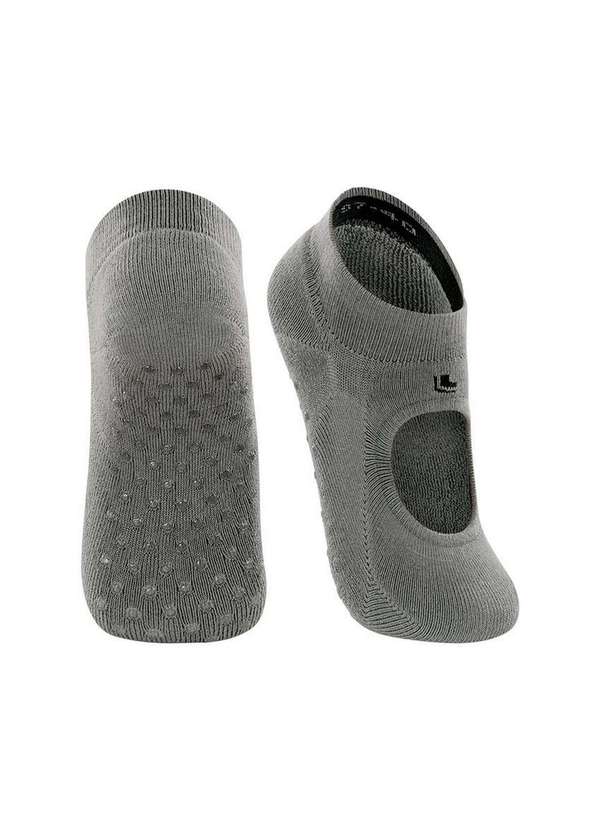 Lupo - Kit 4 pares de Sapatilhas Antiderrapante Pilates Lupo 3286-003 Preto-Cinza 5