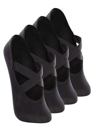 Kit 4 pares de Sapatilhas Antiderrapante Pilates Lupo 4942-006 - LUPO