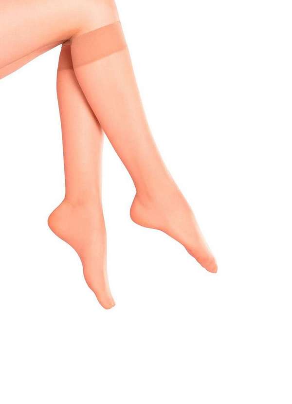 Lupo - Kit 6 pares de Meias 3/4 Fio 15 com Elastano Loba 5540-001 Natural-Peach-Preto 2