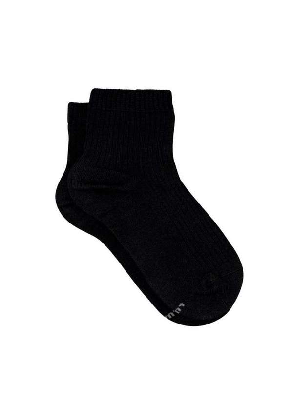 Lupo - Kit 6 pares de Meias Cano Médio Lupo 4571-001 Nude-Preto 3