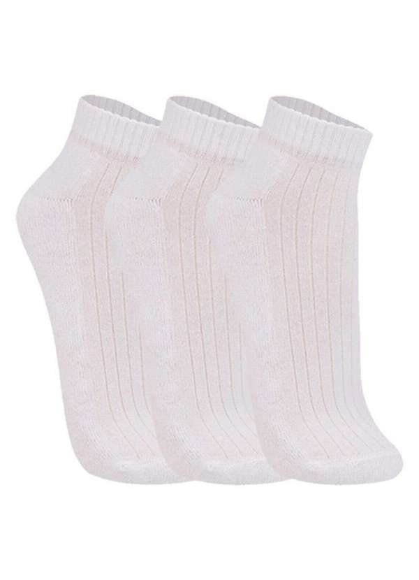 Trifil - Kit 6 pares de Meias Esportiva Cano Curto Trifil 8004 Branco 2