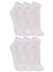 Trifil - Kit 6 pares de Meias Esportiva Cano Curto Trifil 8004 Branco - variação: Branco