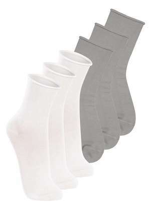 Kit 6 pares de Meias sem Punho Cano Médio Lupo 4421-001 - LUPO