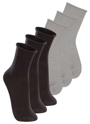 Kit 6 pares de Meias sem Punho Cano Médio Lupo 4421-001 - LUPO