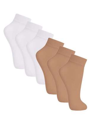 Lupo - Kit 6 pares de Meias Soquete Fio 20 Loba 5530-001 - LUPO