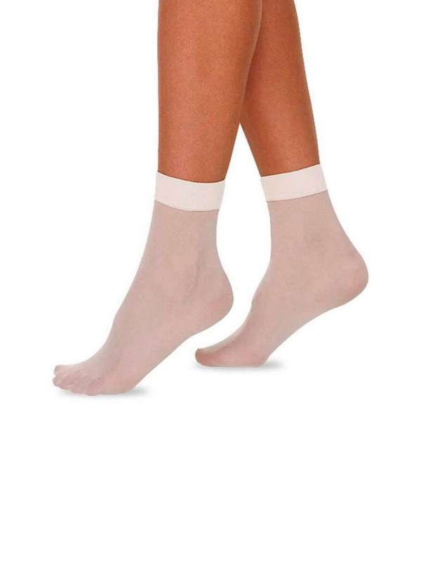 Lupo - Kit 6 pares de Meias Soquete Fio 20 Loba 5530-001 Natural-Peach-Branco 3