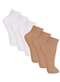 Lupo - Kit 6 pares de Meias Soquete Fio 20 Loba 5530-001 Natural-Peach - variação: Natural-Peach-Branco