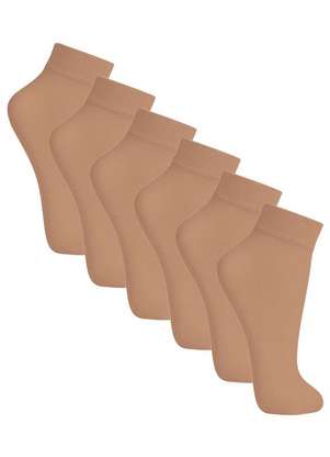 Lupo - Kit 6 pares de Meias Soquete Fio 20 Loba 5530-001 - LUPO