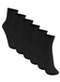 Trifil - Kit 6 pares de Meias Soquete Fio 20 Trifil 6126 Preto - variação: Preto
