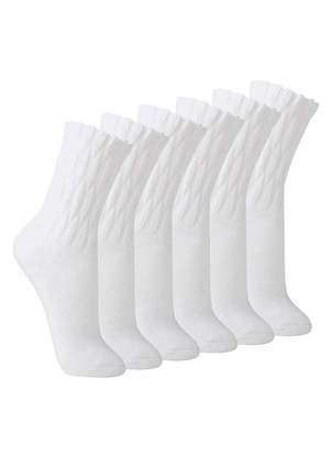 Kit com 6 pares de Meias Aeróbica Lupo 4810-003 - LUPO