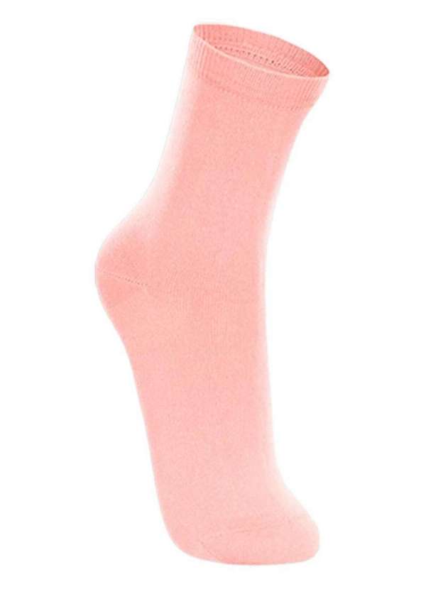 Lupo - Kit com 6 pares de Meias Cano Longo Lupo 4575-088 Branco-Rosa 3