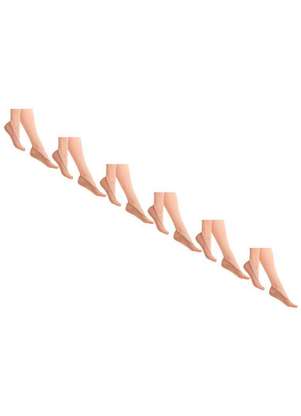 Lupo - Kit 6 pares de Sapatilhas Fio 40 Loba 5520-001 - LUPO