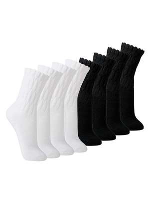 Kit com 8 pares de Meias Aeróbica Lupo 4810-003 - LUPO