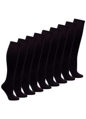 Lupo - Kit 9 pares de Meias 3/4 Fio 40 Opaca Loba 5550-001 - LUPO