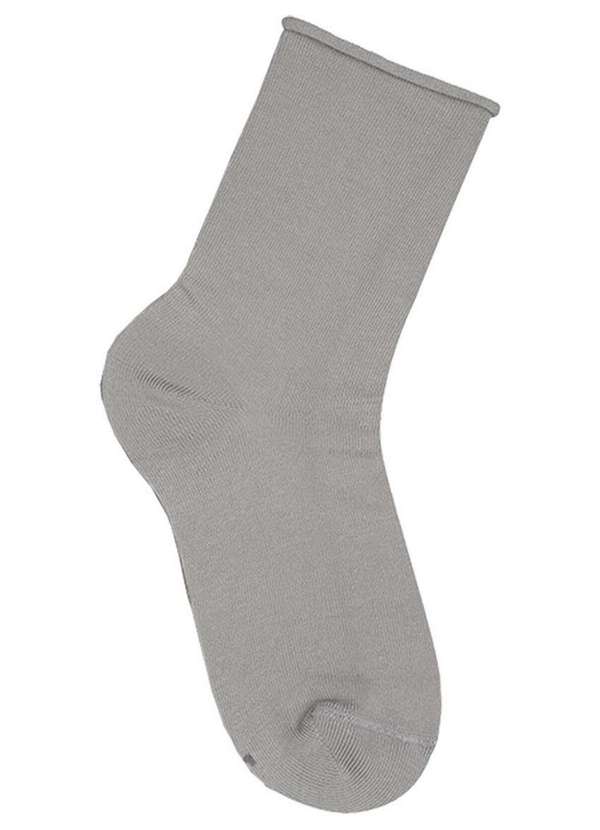 Lupo - Kit 9 pares de Meias sem Punho Cano Médio Lupo 4421-001 Branco-Cinza 3
