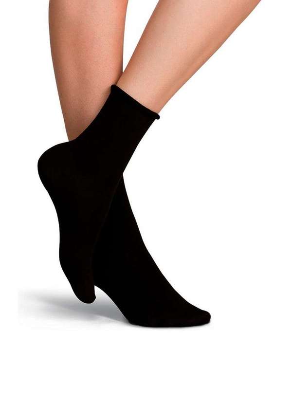 Lupo - Kit 9 pares de Meias sem Punho Cano Médio Lupo 4421-001 Preto-Cinza 2