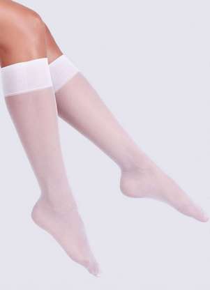 Lupo - Meia 3/4 Fio 20 Loba 5510-001 - LUPO