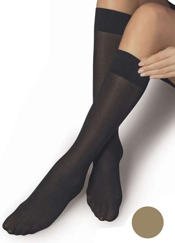 Selene - Meia 3/4 Fio 40 Selene 9050-001 550-Preto