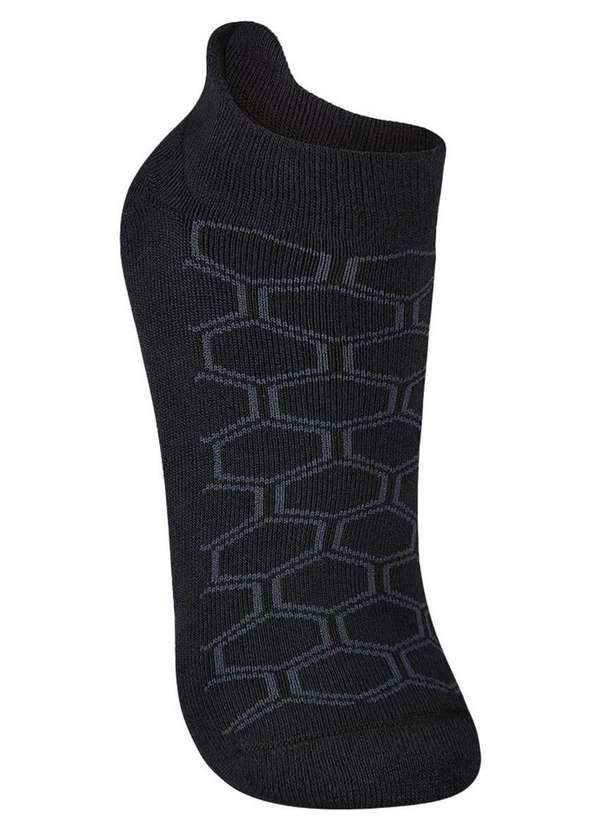 Lupo - Meia Antiderrapante Cano Curto Lupo 4943-012 9990-Preto 2