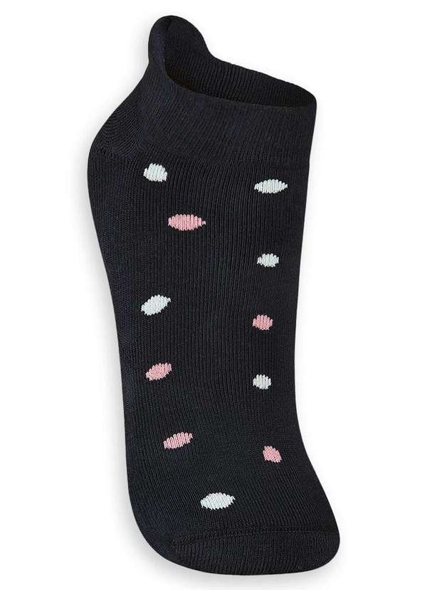 Lupo - Meia Antiderrapante Cano Curto Lupo 4943-013 9990-Preto 2