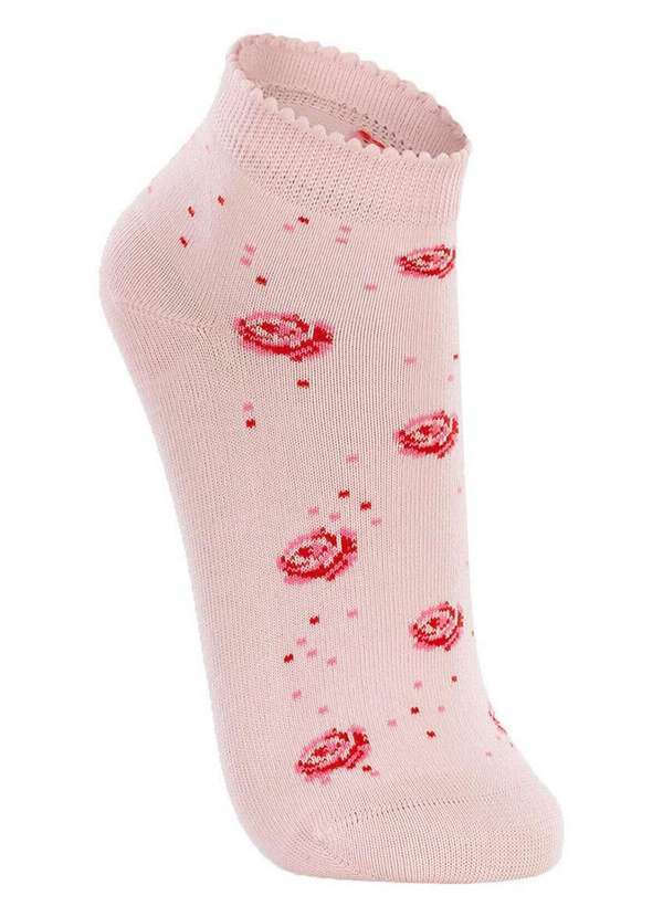 Lupo - Meia Cano Curto Lupo 4535-308 5110-Rosa