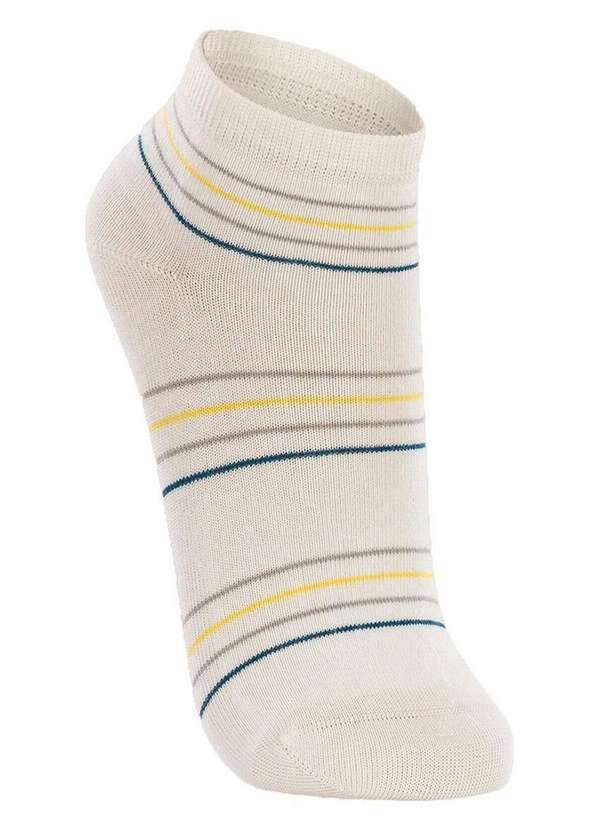 Lupo - Meia Cano Curto Lupo 4535-310 8055-Off-White