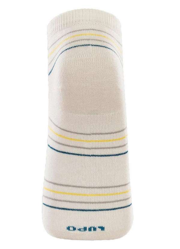 Lupo - Meia Cano Curto Lupo 4535-310 8055-Off-White 2