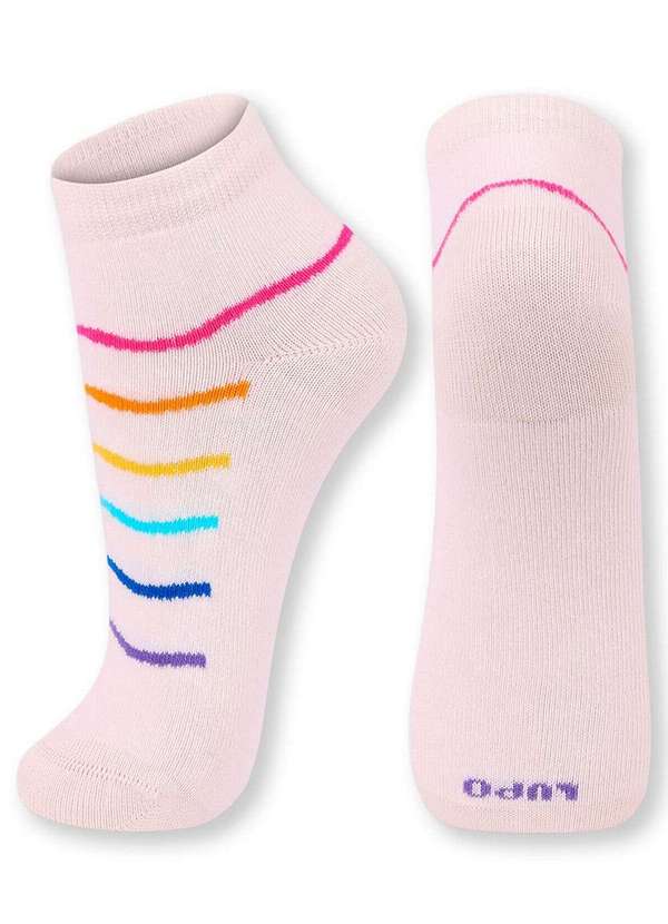 Lupo - Meia Cano Curto Lupo 4535-315 8055-Off-White