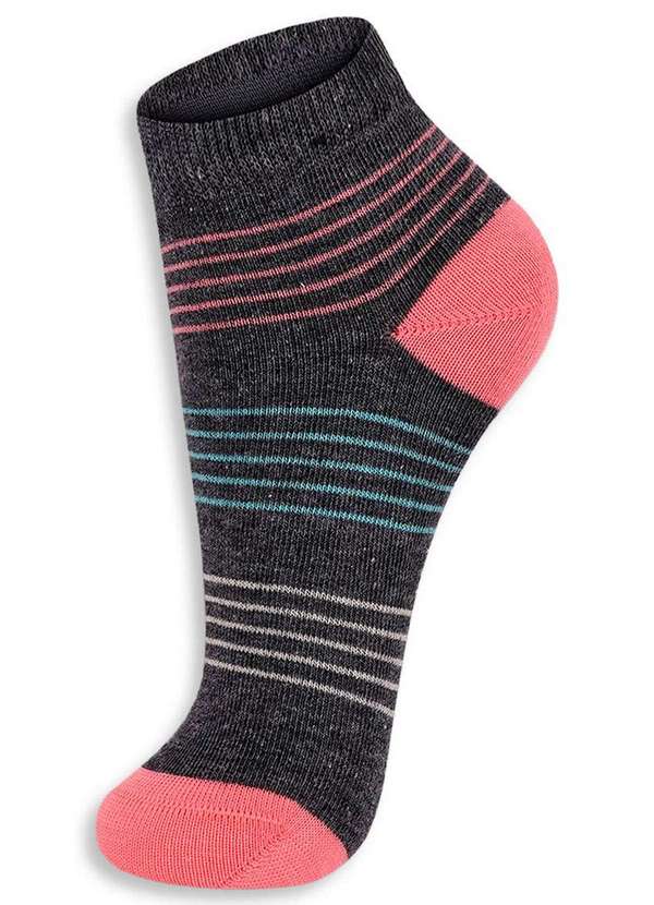 Lupo - Meia Cano Curto Lupo 4535-316 8300-Cinza-Chumbo 3