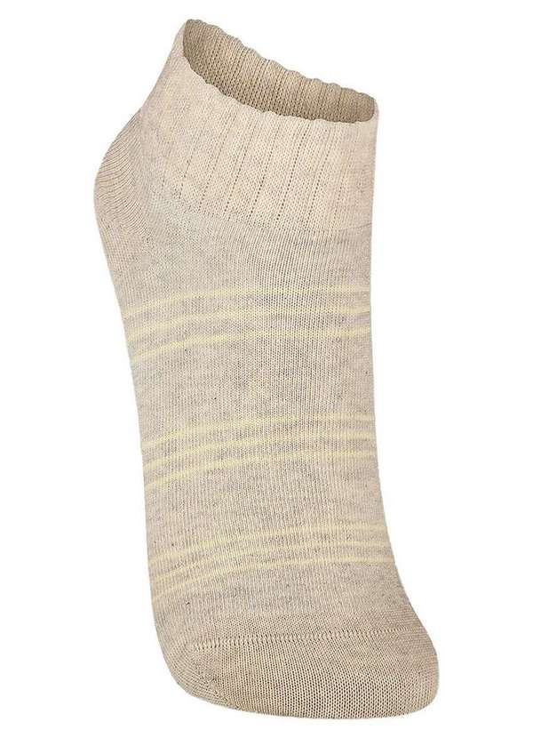 Lupo - Meia Cano Curto Lupo 4535-319 8120-Mescla-Areia 2