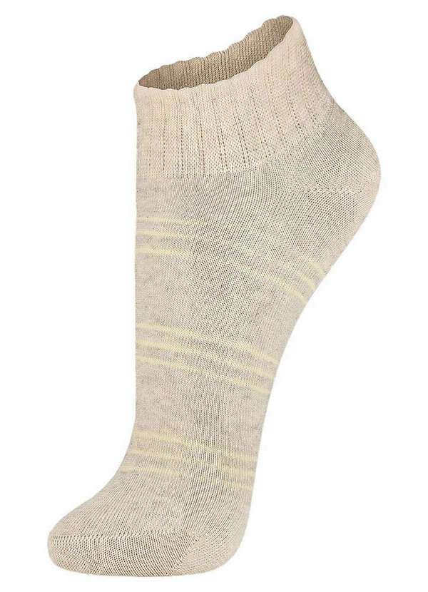 Lupo - Meia Cano Curto Lupo 4535-319 8120-Mescla-Areia 3