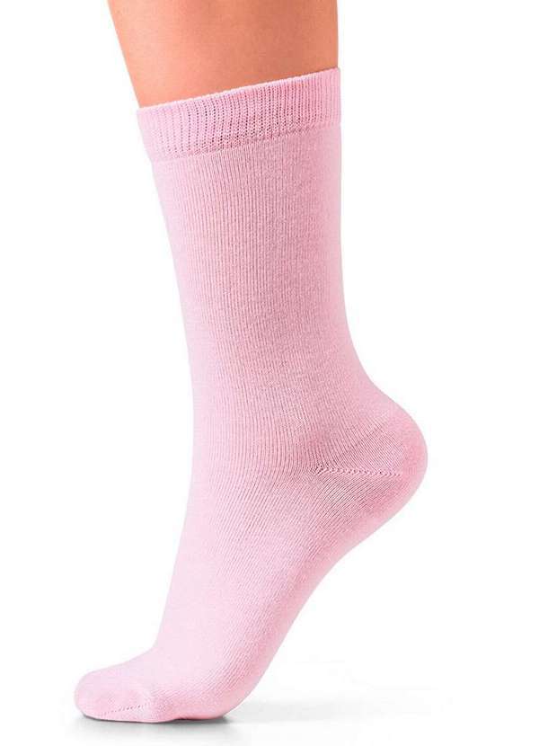 Lupo - Meia Cano Longo Lupo 4575-004 5110-Rosa