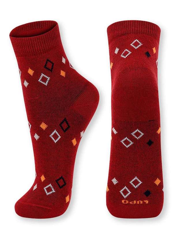 Lupo - Meia Cano Médio Lupo 4570-361 5600-Vermelho-Queimado