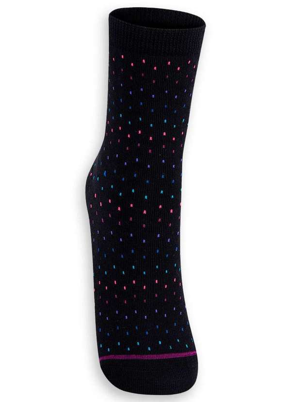 Lupo - Meia Cano Médio Lupo 4580-025 9990-Preta 2