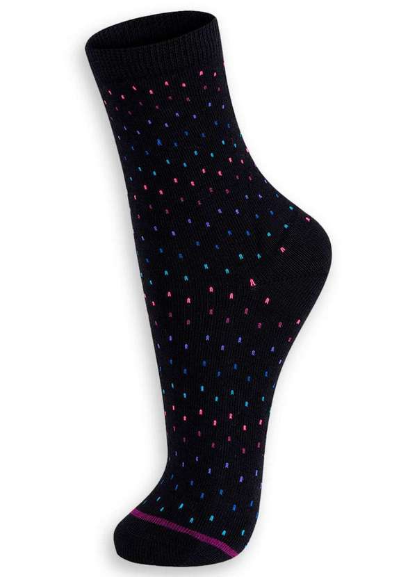 Lupo - Meia Cano Médio Lupo 4580-025 9990-Preta 3