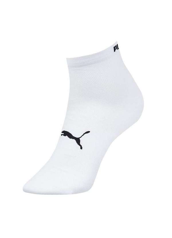 Puma - Meia Esportiva Cano Curto Puma 4490-001 504-Branco-Preto