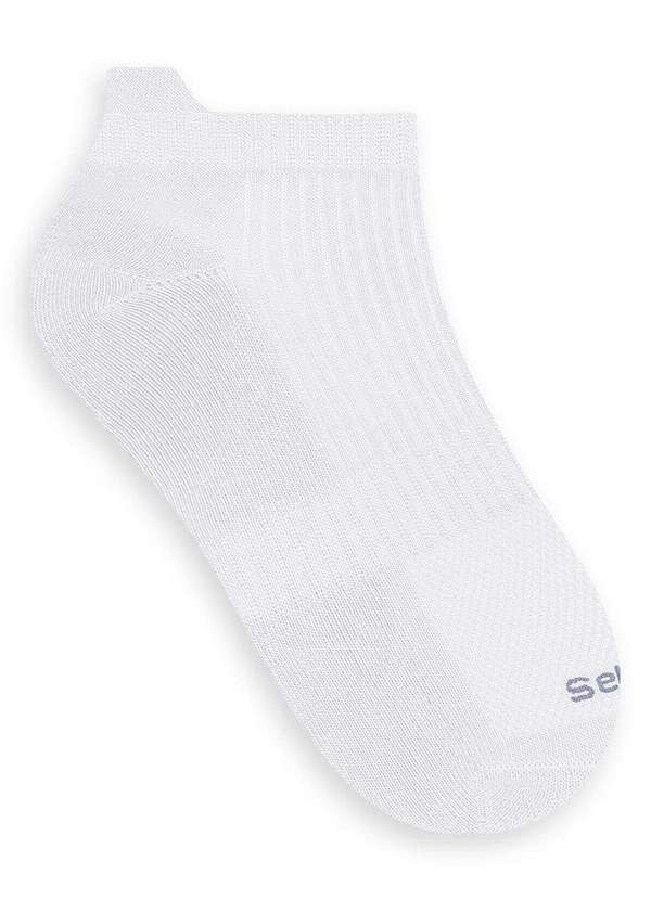 Selene - Meia Esportiva Cano Curto Selene 4655-001 500-Branco