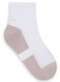 Selene - Meia Esportiva Cano Curto Selene 4660-001 501-Branco-Cinza-Mescla - variação: 502-Branco-Rosa-Pó