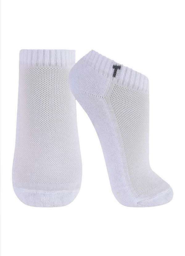 Trifil - Meia Esportiva Cano Curto Trifil 7016 1110-Branco