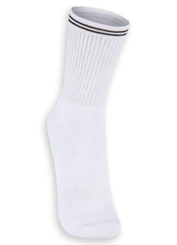 Lupo - Meia Esportiva Cano Longo Lupo 3250-003 1120-Branca 2