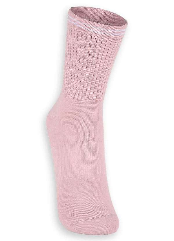 Lupo - Meia Esportiva Cano Longo Lupo 3250-003 5410-Bubble-Gum 2