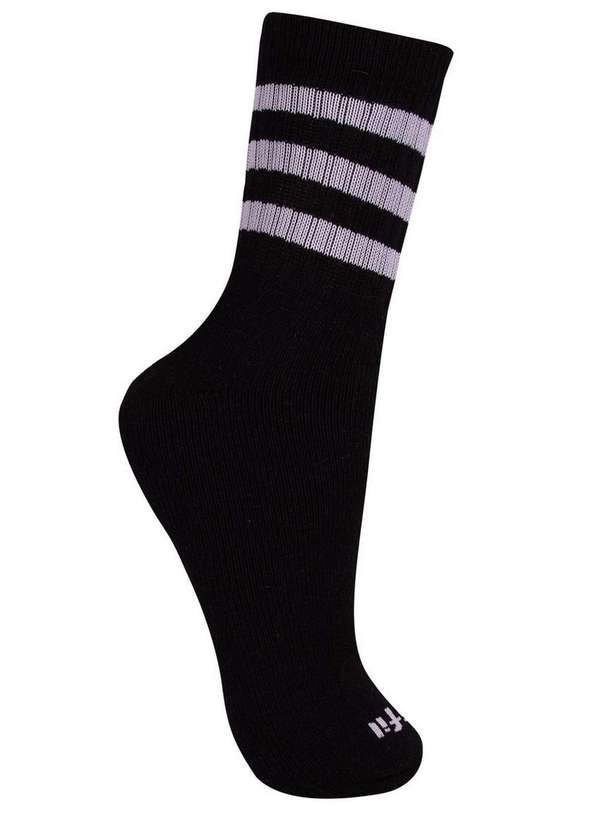 Trifil - Meia Esportiva Cano Médio Trifil 8008 9990-Preto