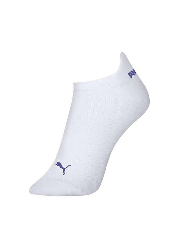 Puma - Meia Esportiva Invisível Puma 4700-001/002 510-Branco-Ultra-Vioelta
