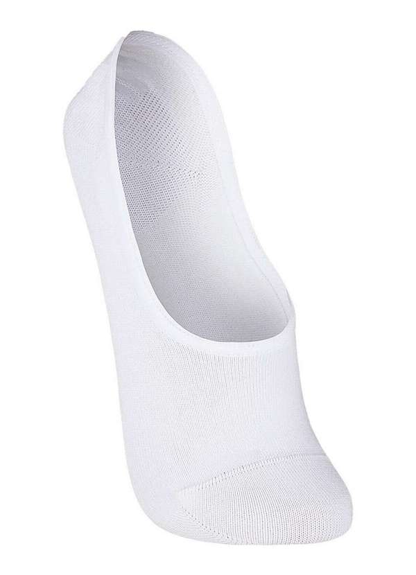 Lupo - Meia Invisível Lupo 3288-001 1110-Branca