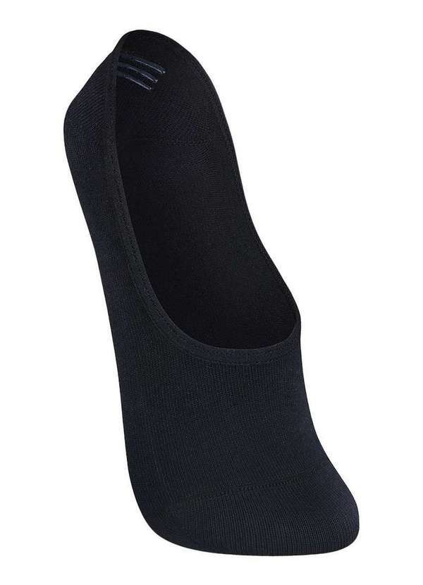 Lupo - Meia Invisível Lupo 3288-001 9990-Preto