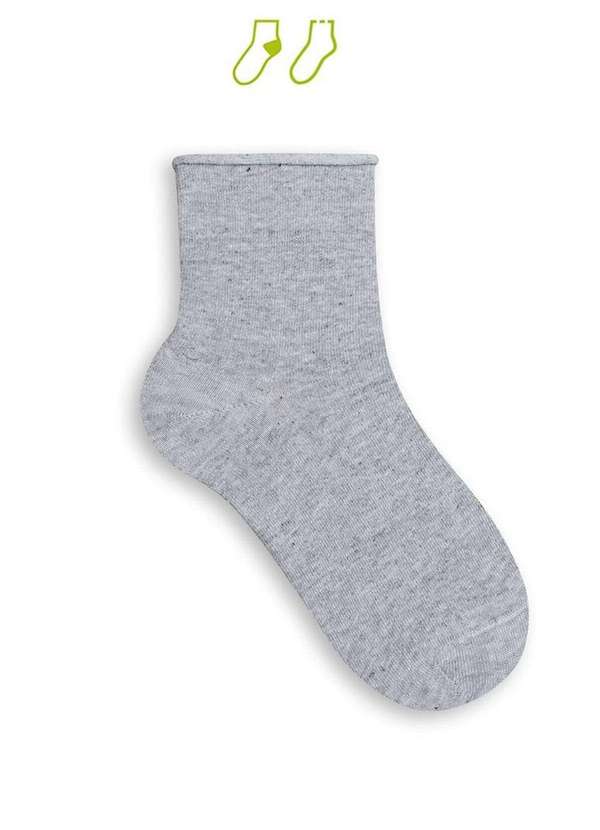 Lupo - Meia sem Punho Cano Médio Lupo 4421-003 8020-Cinza