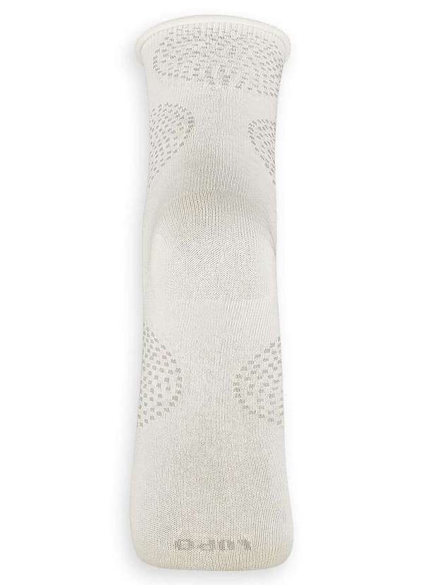 Lupo - Meia sem Punho Cano Médio Lupo 4421-043 8055-Off-White 4